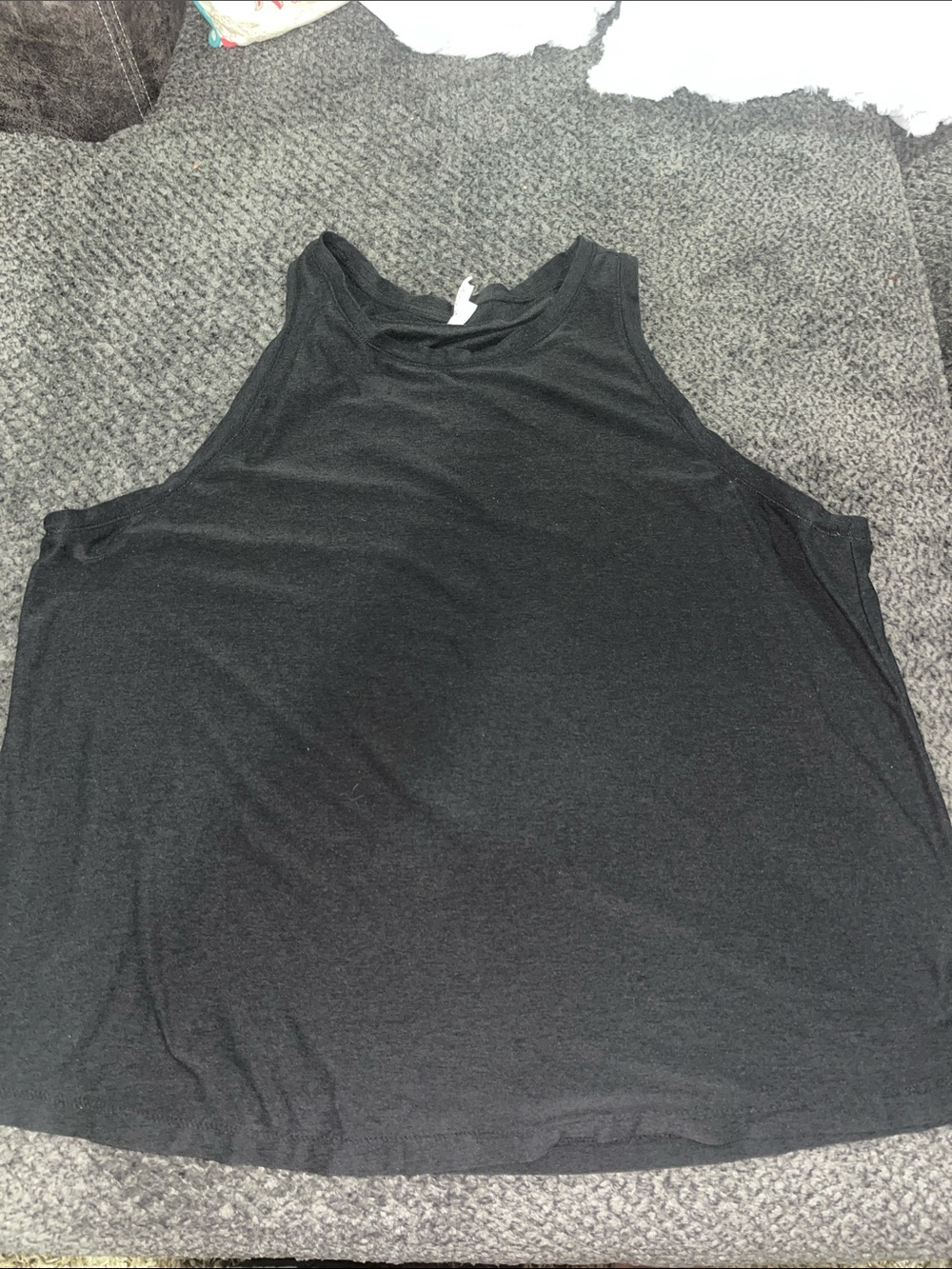 Athletic Works Black Racerback Tank Top